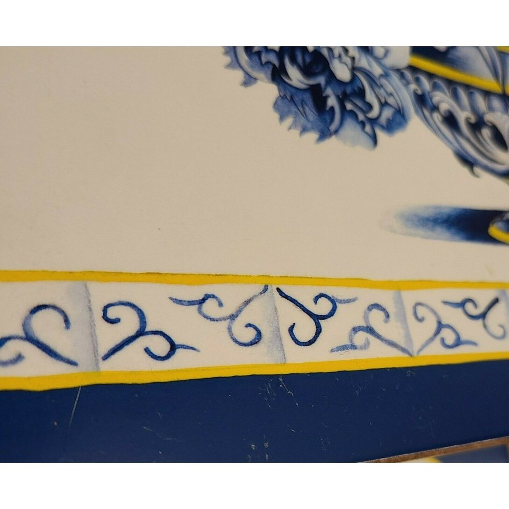 Delftware Past Times Vintage Set of 2 Place Mats England Table Mats - Picture 4 of 8